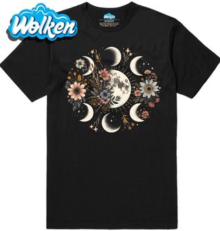 Pánské tričko Fáze Měsíce v Rozkvětu Boho.jpg