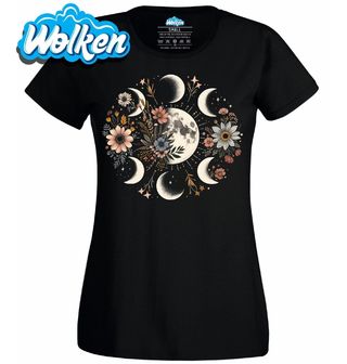Dámské tričko Fáze Měsíce v Rozkvětu Boho.jpg