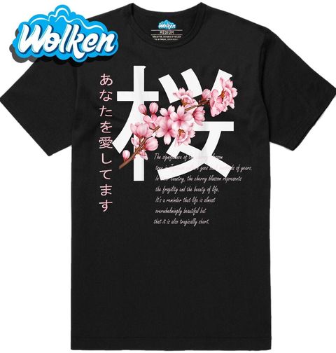 Obrázek produktu Pánské tričko Japonský třešňový květ Sakura
