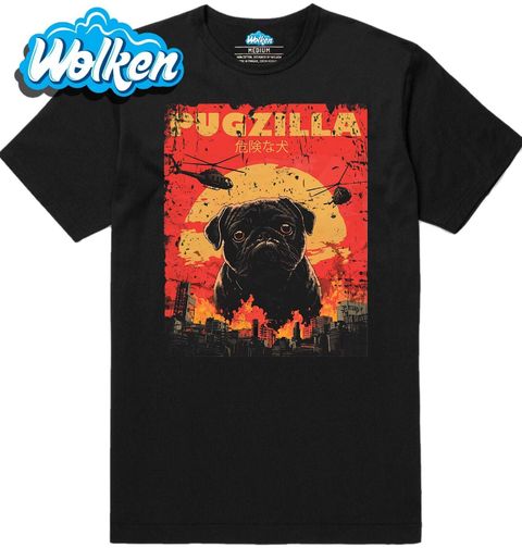 Obrázek produktu Pánské tričko Japonská Pugzilla útočí Godzilla