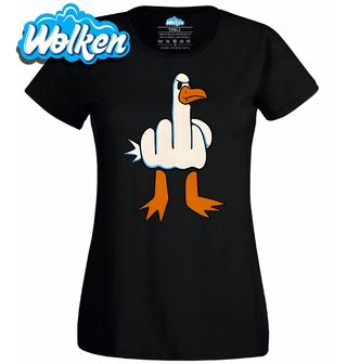 Dámské tričko Kachna s Prostředníčkem I Don't Give a Duck.jpg
