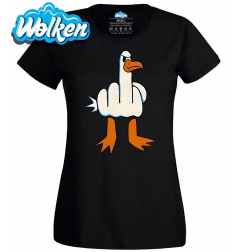 Obrázek produktu Dámské tričko Kachna s Prostředníčkem I Don't Give a Duck