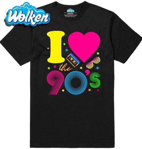 Obrázek produktu Pánské tričko Miluju devadesátky I Love the 90’s Retro