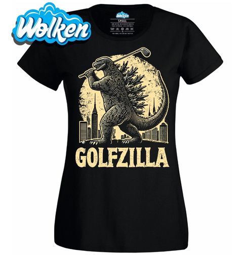 Obrázek produktu Dámské tričko Golfzilla odpaluje Godzilla
