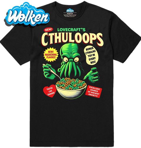 Obrázek produktu Pánské tričko Cthuloops Cereálie Cthulhu