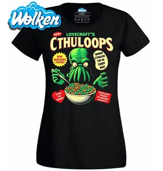 Dámské tričko Cthuloops Cereálie  Cthulhu.jpg