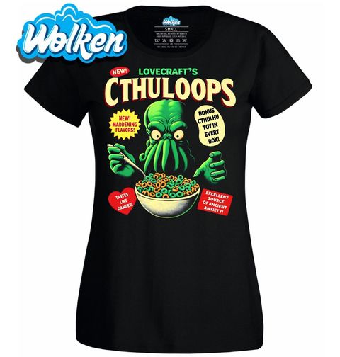 Obrázek produktu Dámské tričko Cthuloops Cereálie Cthulhu