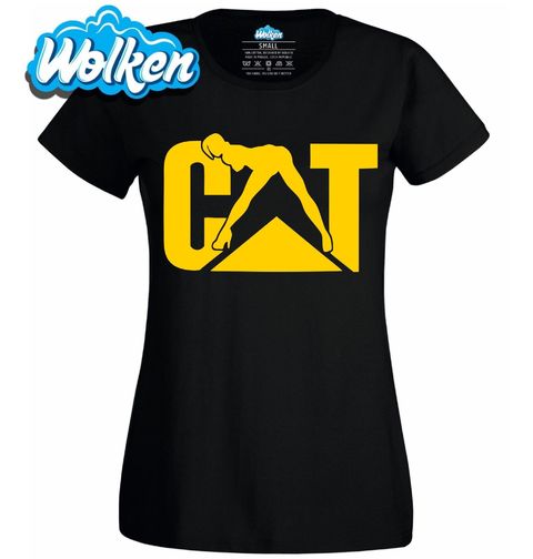 Obrázek produktu Dámské tričko CAT Svůdná Kočka na stavbě