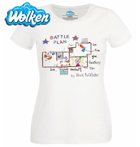 Obrázek produktu Dámské tričko Bojový Plán Sám Doma Battle Plan