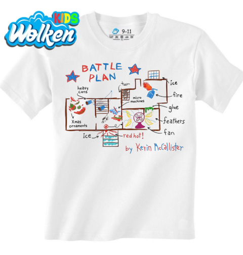 Obrázek produktu Dětské tričko Bojový Plán Sám Doma Battle Plan