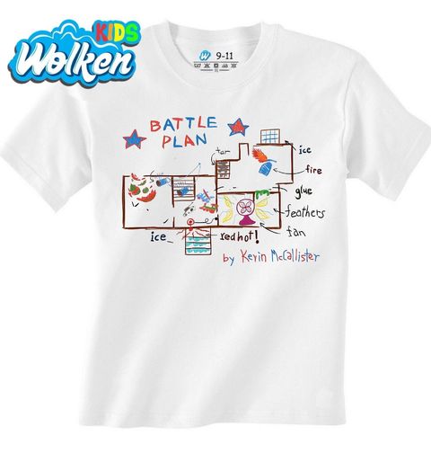 Obrázek produktu Dětské tričko Bojový Plán Sám Doma Battle Plan