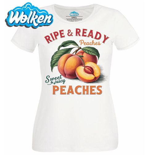 Obrázek produktu Dámské tričko Šťavnaté Broskve Ripe & Ready Peaches