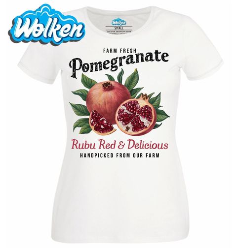 Obrázek produktu Dámské tričko Granátové Jablko Rubu Red & Delicious