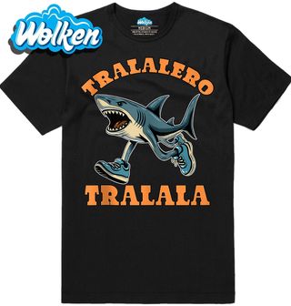Pánské tričko Rozzuřený Žralok Tralalero Tralala.jpg