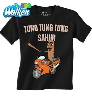 Dětské tričko Tung Tung Tung Sahur na Motorce.jpg