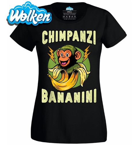 Obrázek produktu Dámské tričko Veselý Opičák Chimpanzini Bananini