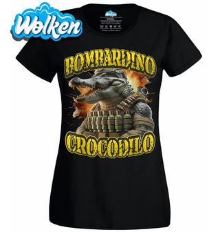 Dámské tričko Výsadkář z Bažin Bombardino Crocodilo.jpg
