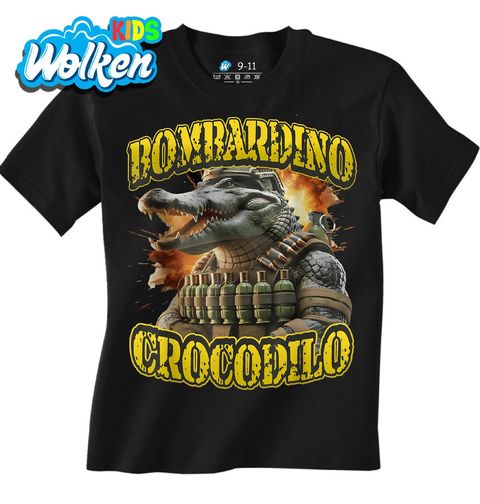 Obrázek produktu Dětské tričko Výsadkář z Bažin Bombardino Crocodilo
