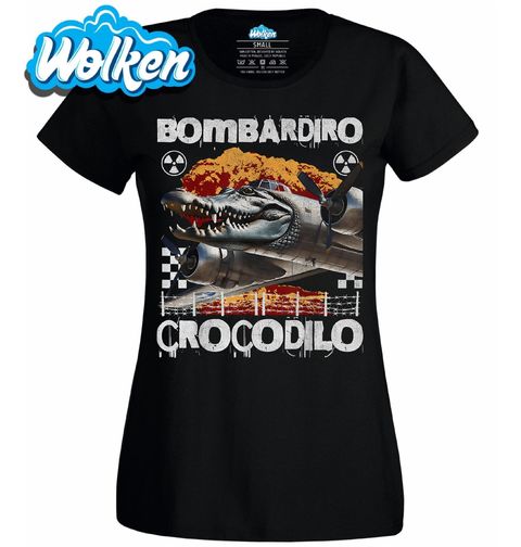 Obrázek produktu Dámské tričko Válečný Bombardino Crocodilo