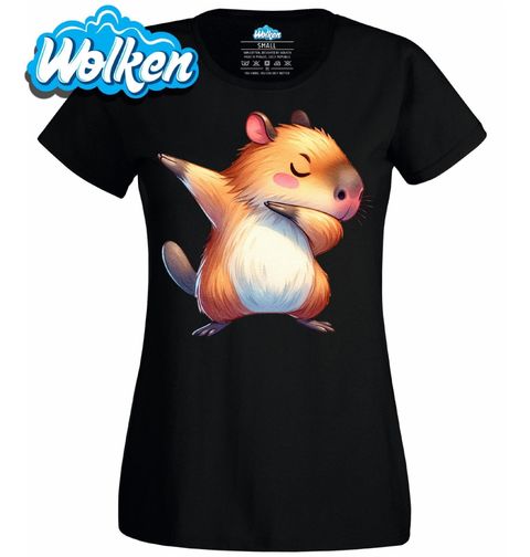 Obrázek produktu Dámské tričko Dabující Kapybara Dabbing Capybara