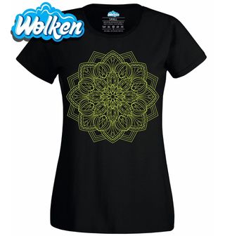 Dámské tričko Zenový symbol mandaly Posvátná Geometrie.jpg