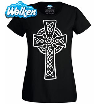 Dámské tričko Keltský Kříž Celtic Cross.jpg