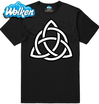 Pánské tričko Keltský Uzel Věčnosti Triquetra.jpg