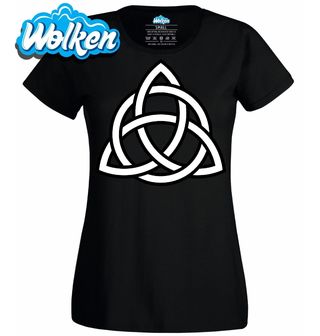Dámské tričko Keltský Uzel Věčnosti Triquetra.jpg
