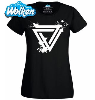 Dámské tričko Valknut Odinův Trojúhelník.jpg