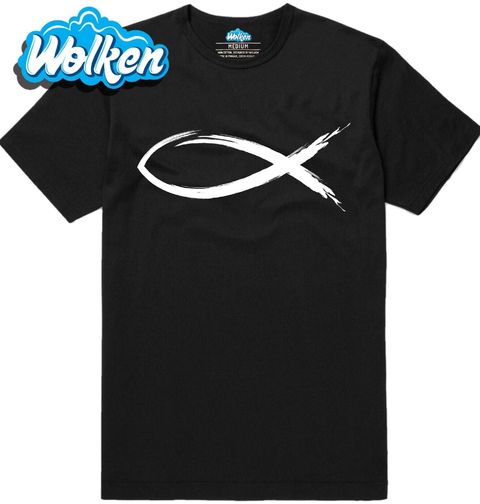 Obrázek produktu Pánské tričko Křesťanský symbol Ichthys Christian Fish