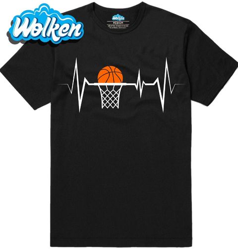 Obrázek produktu Pánské tričko Kardiogram a Basketbalový Koš