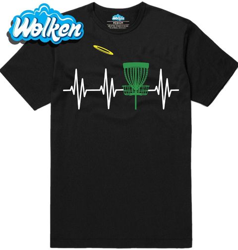 Obrázek produktu Pánské tričko Kardiogram a Discgolf