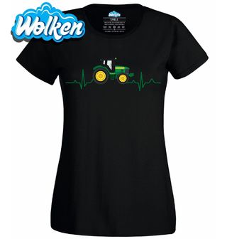 Dámské tričko Kardiogram a Zelený Traktor.jpg
