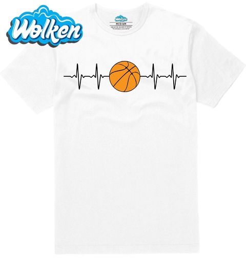 Obrázek produktu Pánské tričko Kardiogram a Basketbalový Míč