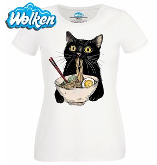 Dámské tričko Hladová Kočka a Ramen.jpg