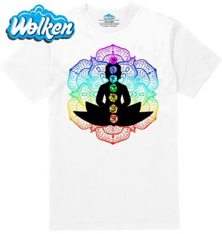 Pánské tričko  Buddha a Sedm Čaker Kundaliní.jpg