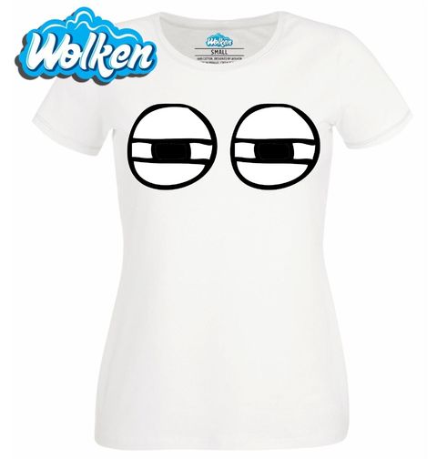 Obrázek produktu Dámské tričko Vidím Tě! Cartoon Suspicious Eyes
