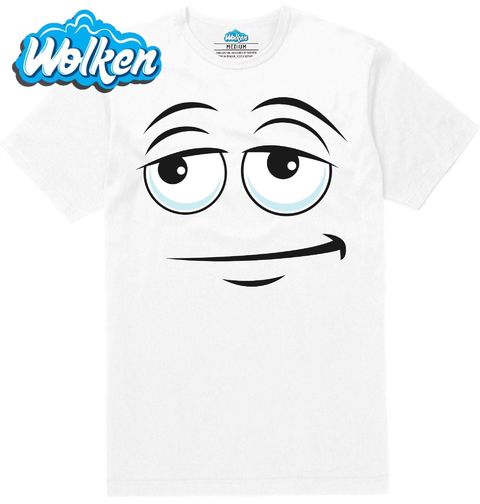 Obrázek produktu Pánské tričko Škodolibý Smajlík Smirk Cartoon Emoji
