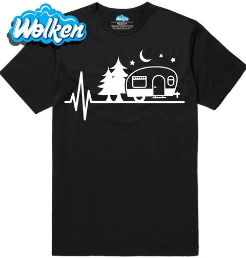 Obrázek produktu Pánské tričko Kardiogram a Karavan