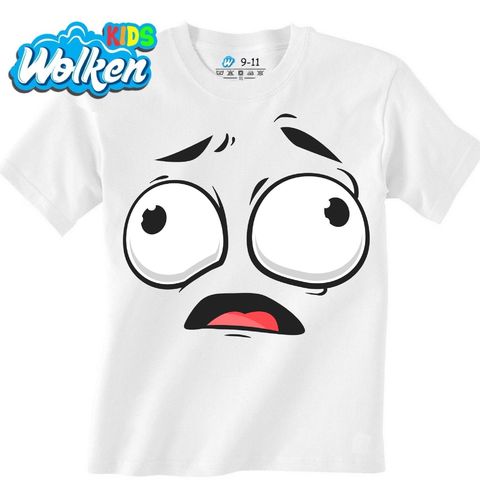 Obrázek produktu Dětské tričko Vyděšený Smajlík Scared Cartoon Emoji