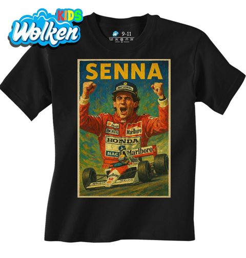 Obrázek produktu Dětské tričko Vítězství Ayrtona Senny
