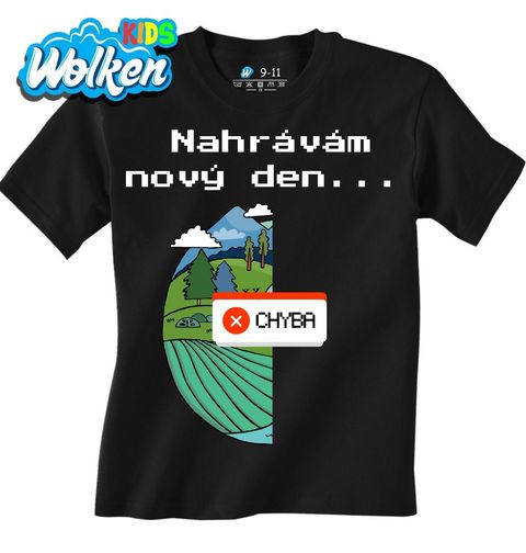 Obrázek produktu Dětské tričko Chyba při načítání nového dne