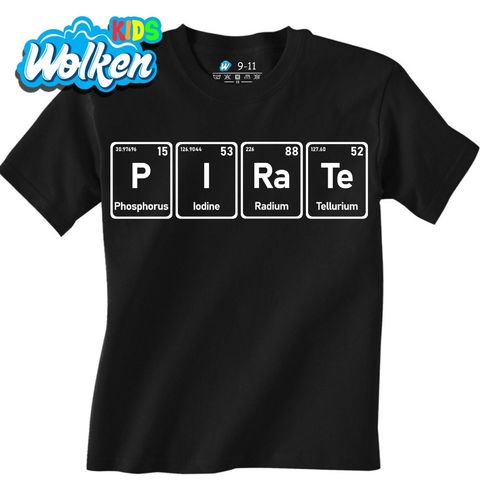 Obrázek produktu Dětské tričko Chemické prvky Pirát Pirate