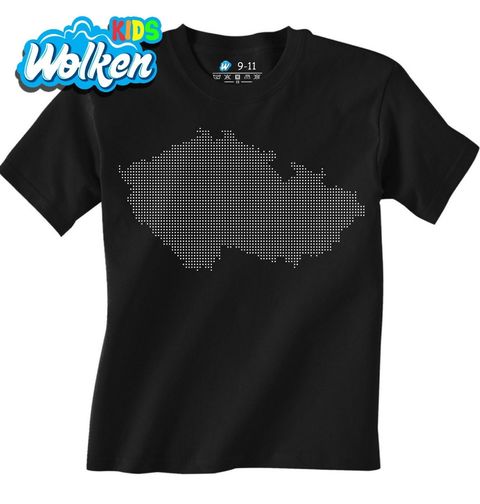 Obrázek produktu Dětské tričko Mapa z bodů ČR Dotted Map