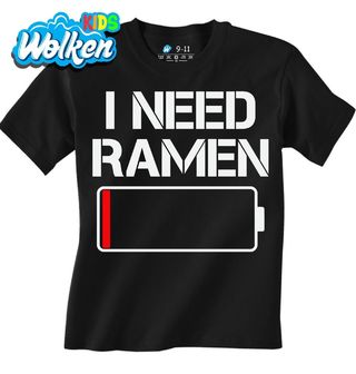 Dětské tričko Potřebuju Ramen Baterie je vybitá.jpg