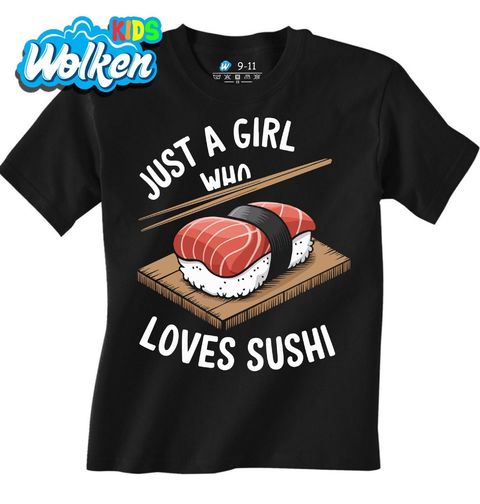 Obrázek produktu Dětské tričko Jen holka, co miluje sushi