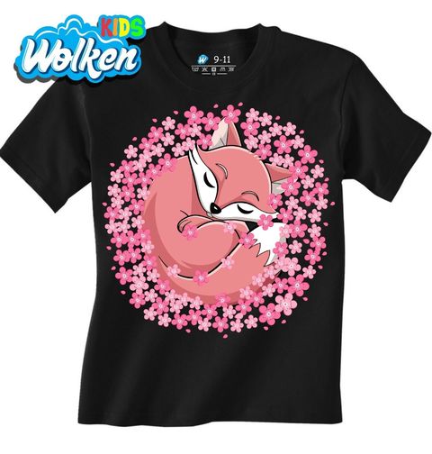 Obrázek produktu Dětské tričko Spící Liška Sakura