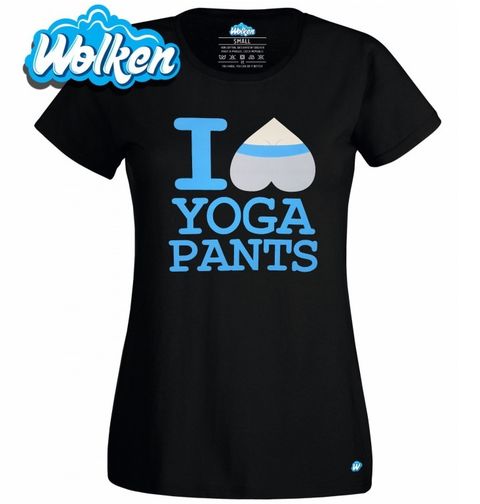 Obrázek produktu Dámské tričko I Love Yoga Pants Miluju Kalhoty na Jógu