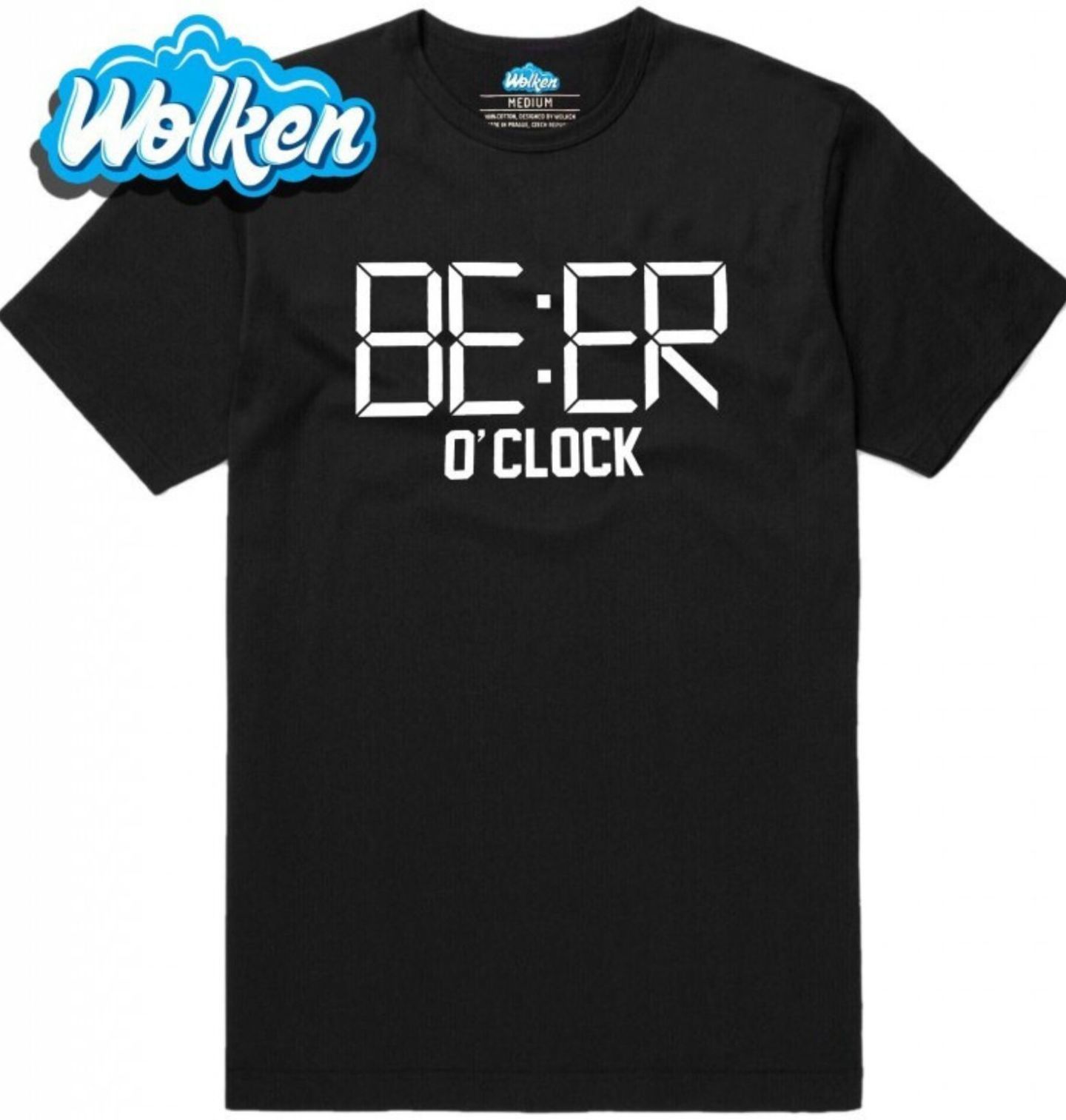 Pánské tričko Čas na Pivo! Beer O'clock! (Skladem S-5XL).jpg