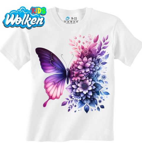 Obrázek produktu Dětské tričko Elegantní Otakárek a fialové květy